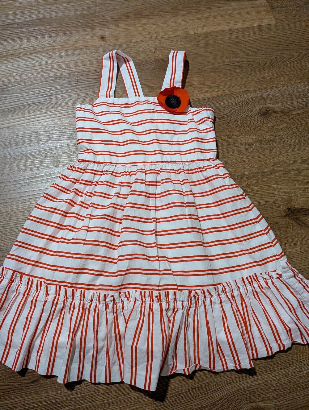 Janie And Jack Striped Poppy Dress 7